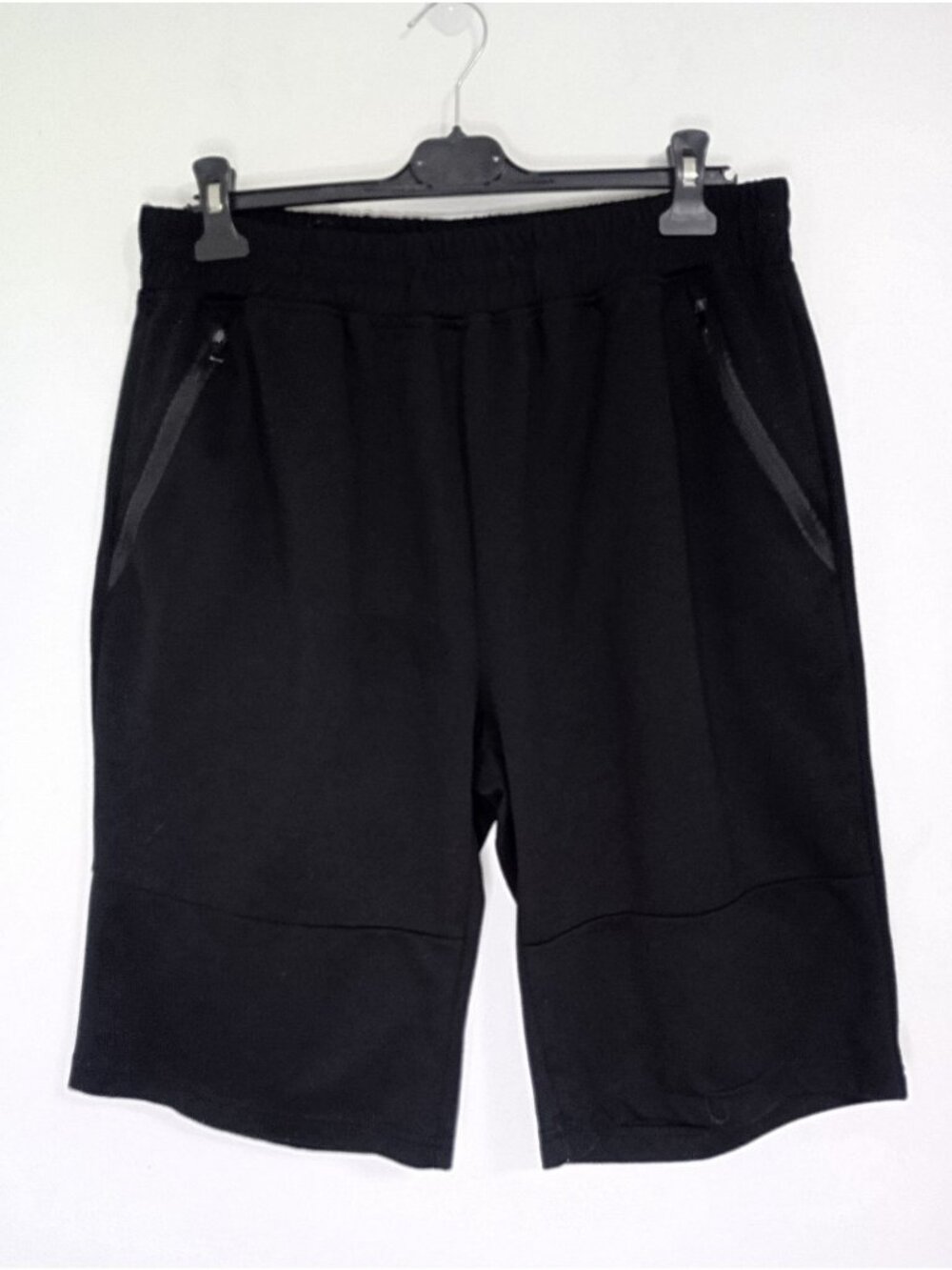Southpole Mens Black Drawstring Shorts 2XL With Zipper Pockets